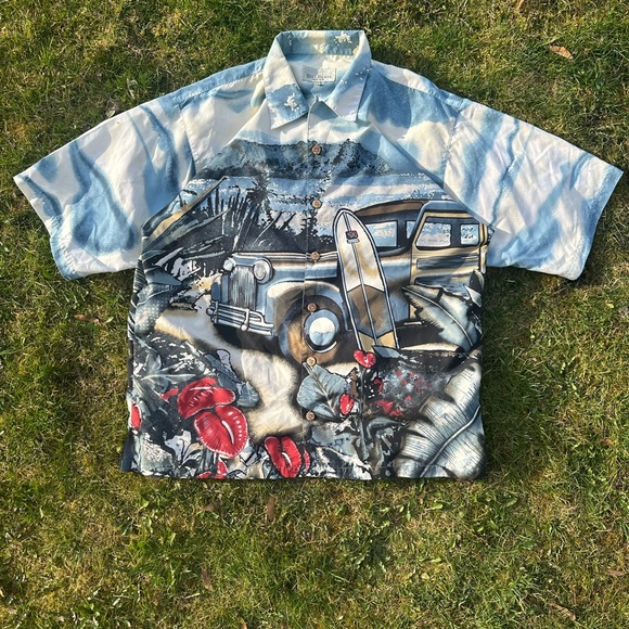 Y2K BILL BLASS BUTTON UP - Picture 3 of 4